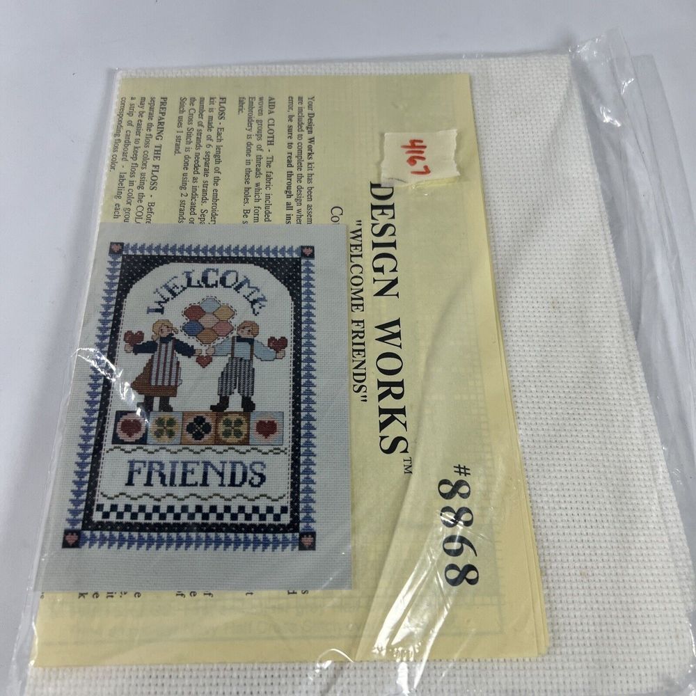 Design Works #8868‎ Counted Cross Stitch Kit "Welcome Friends"